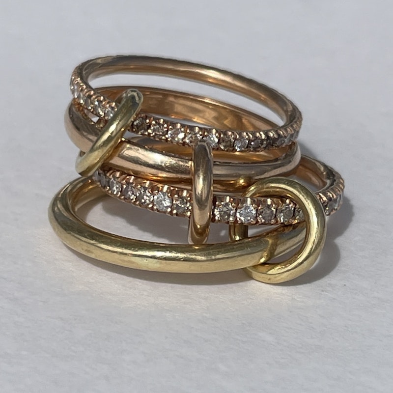 Spinelli Kilcollin 18K Diamond Polaris Ring sz 5.5