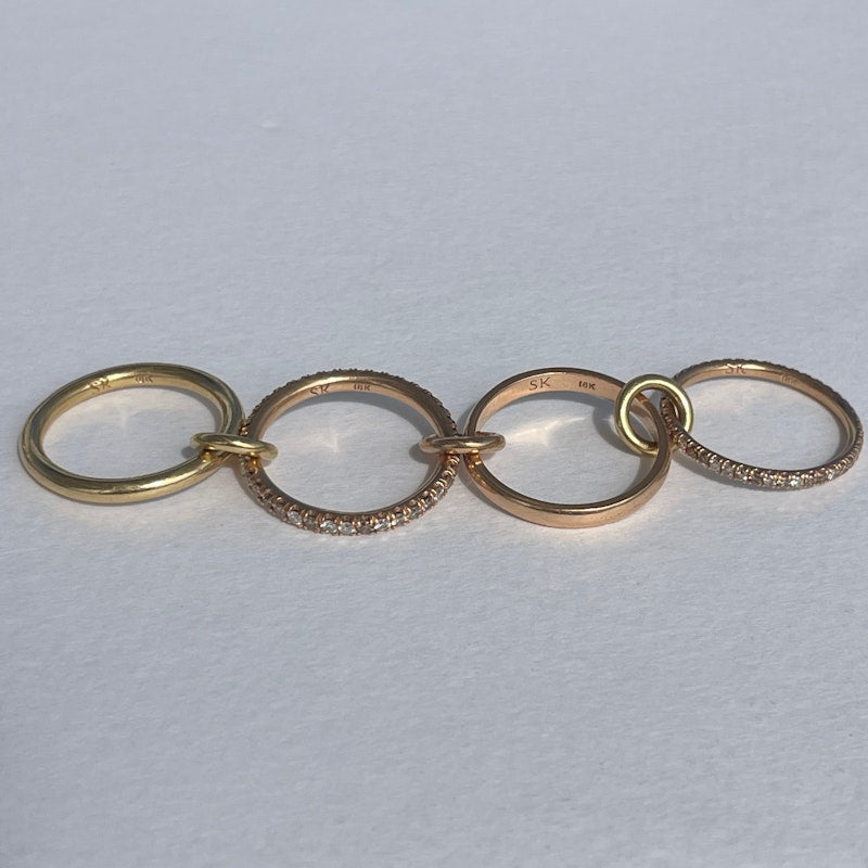 Spinelli Kilcollin 18K Diamond Polaris Ring sz 5.5