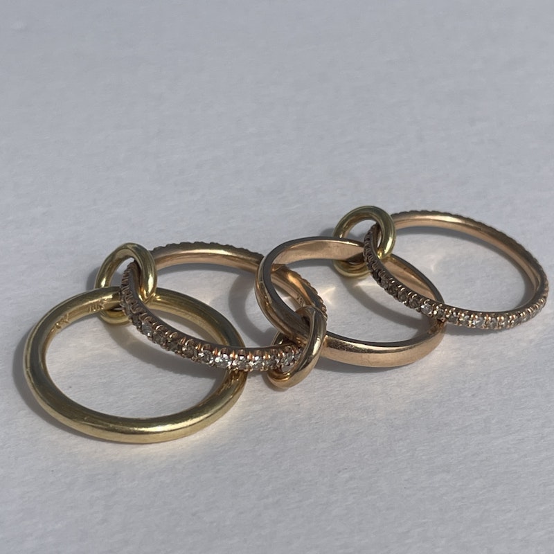 Spinelli Kilcollin 18K Diamond Polaris Ring sz 5.5