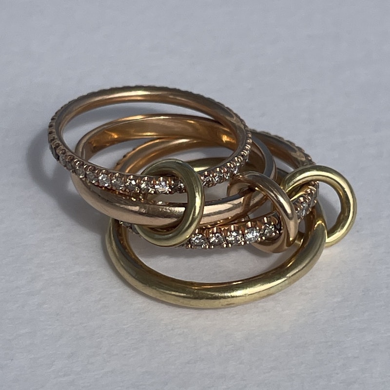 Spinelli Kilcollin 18K Diamond Polaris Ring sz 5.5