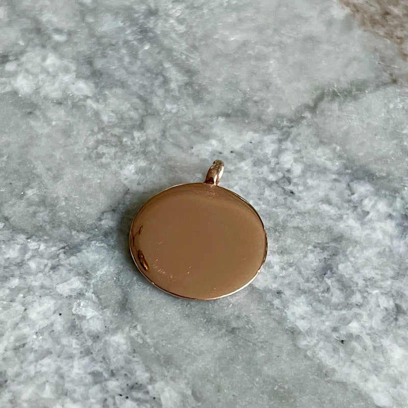 14k Rose Gold Mini Evil Protective Eye Charm