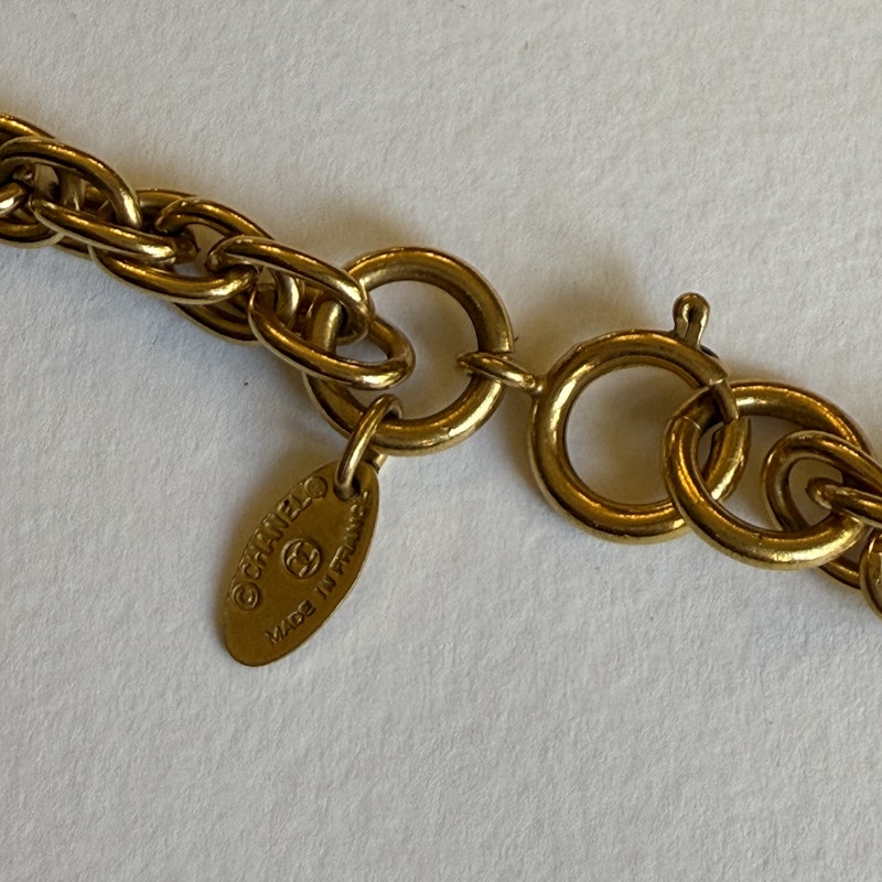 Chanel Vintage CC 31 Rue Cambon Paris Coin Necklace