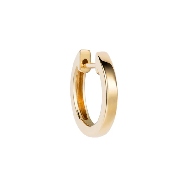 Robinson Pelham Single Large Orb Hoop Yellow Gold