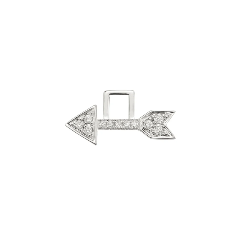 Robinson Pelham Arrow EarWish White Gold (left)