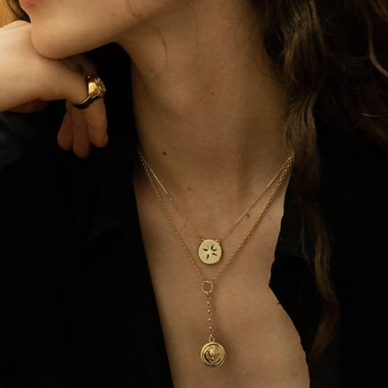 Foundrae Strength Small Mixed Belcher Extension Chain Necklace