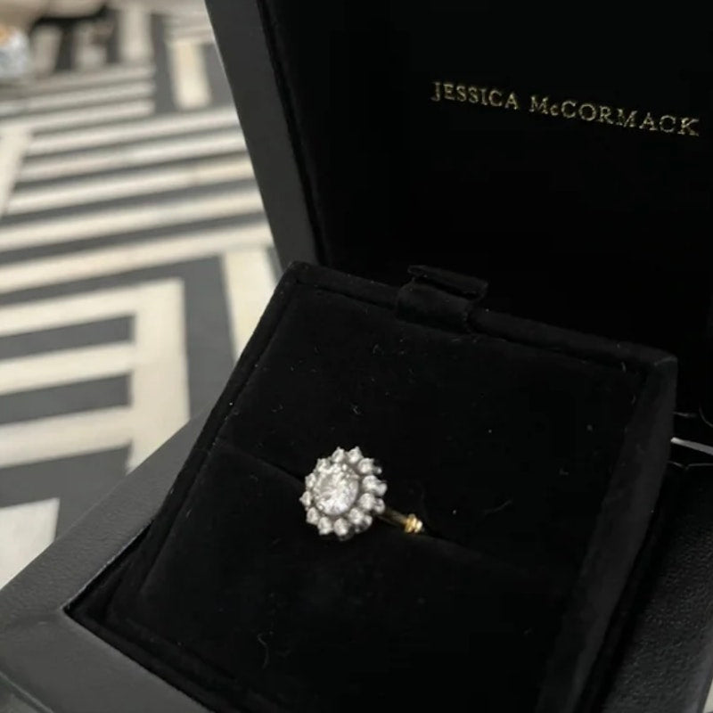 Jessica McCormack Daisy Diamond Halo Ring