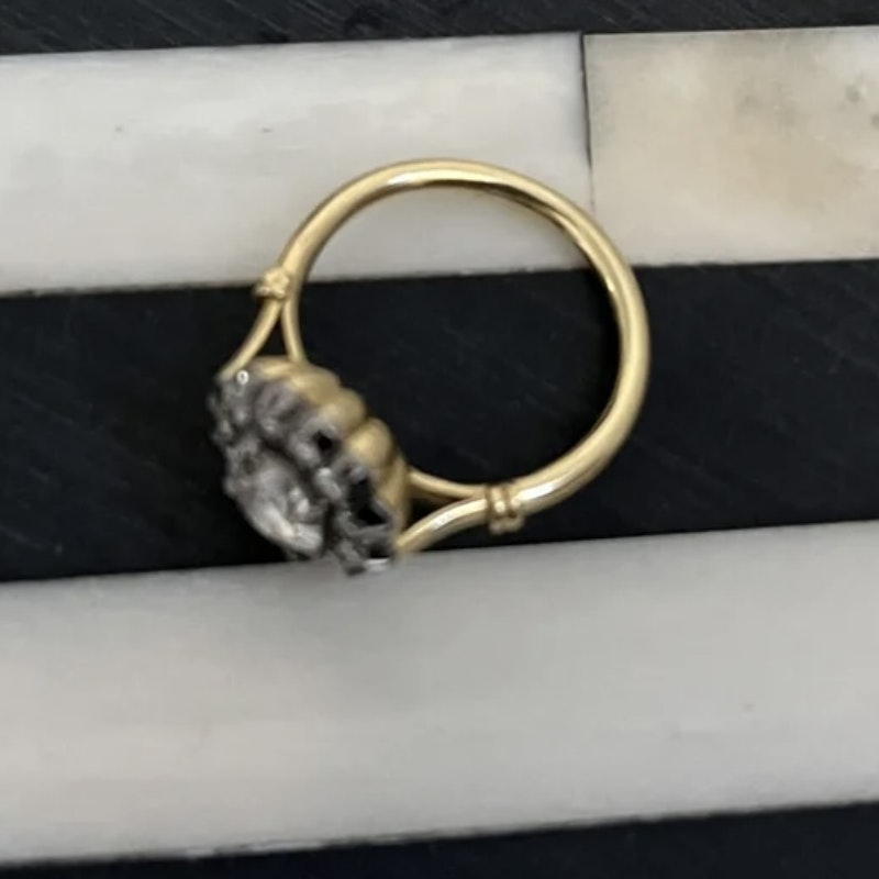 Jessica McCormack Daisy Diamond Halo Ring