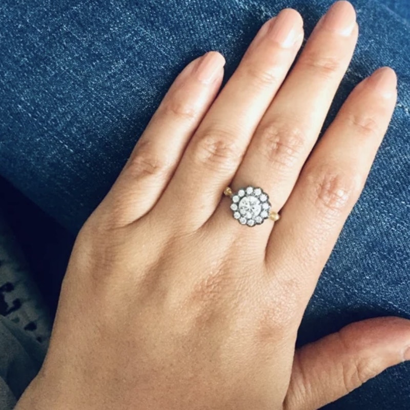 Jessica McCormack Daisy Diamond Halo Ring