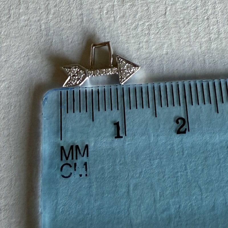 Robinson Pelham Arrow EarWish White Gold (right)