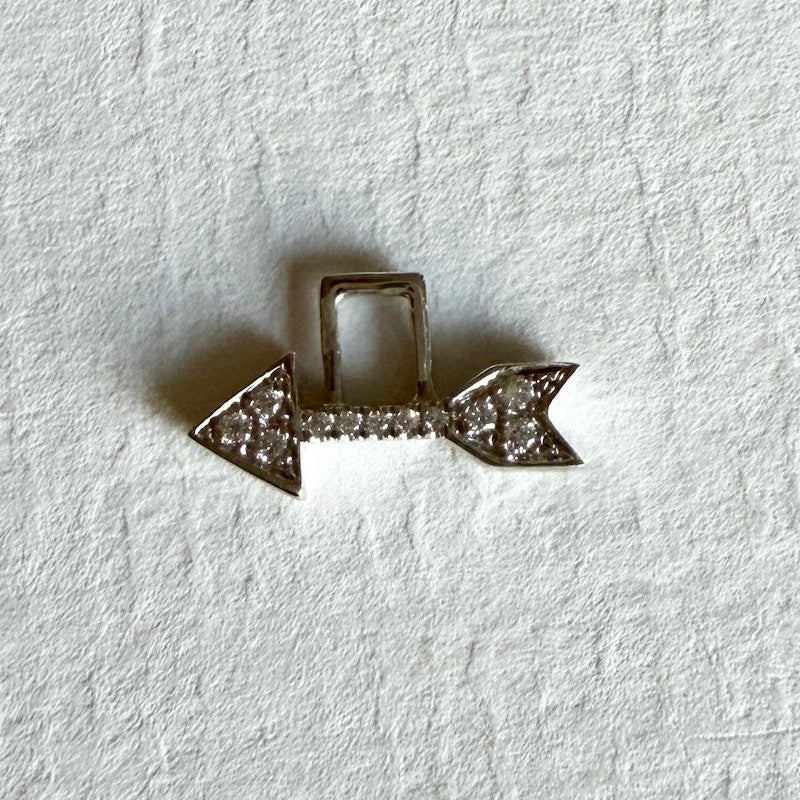 Robinson Pelham Arrow EarWish White Gold (left)
