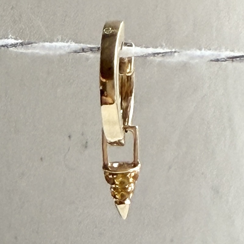Robinson Pelham Yellow Sapphire Cone Earwish (single)