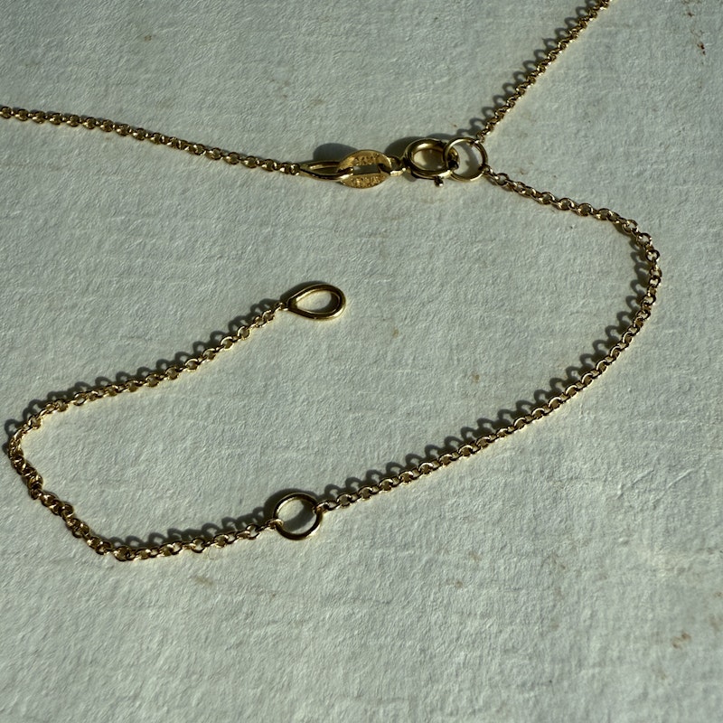 Shylee Rose 14k Yellow Gold Diamond Dagger Pendant Necklace