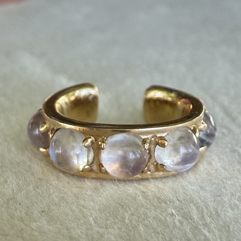 The Last Line Moonstone Ear Cuff
