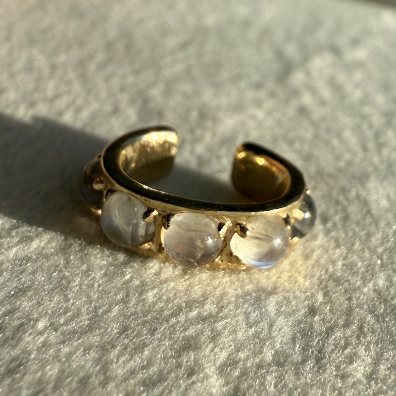The Last Line Moonstone Ear Cuff