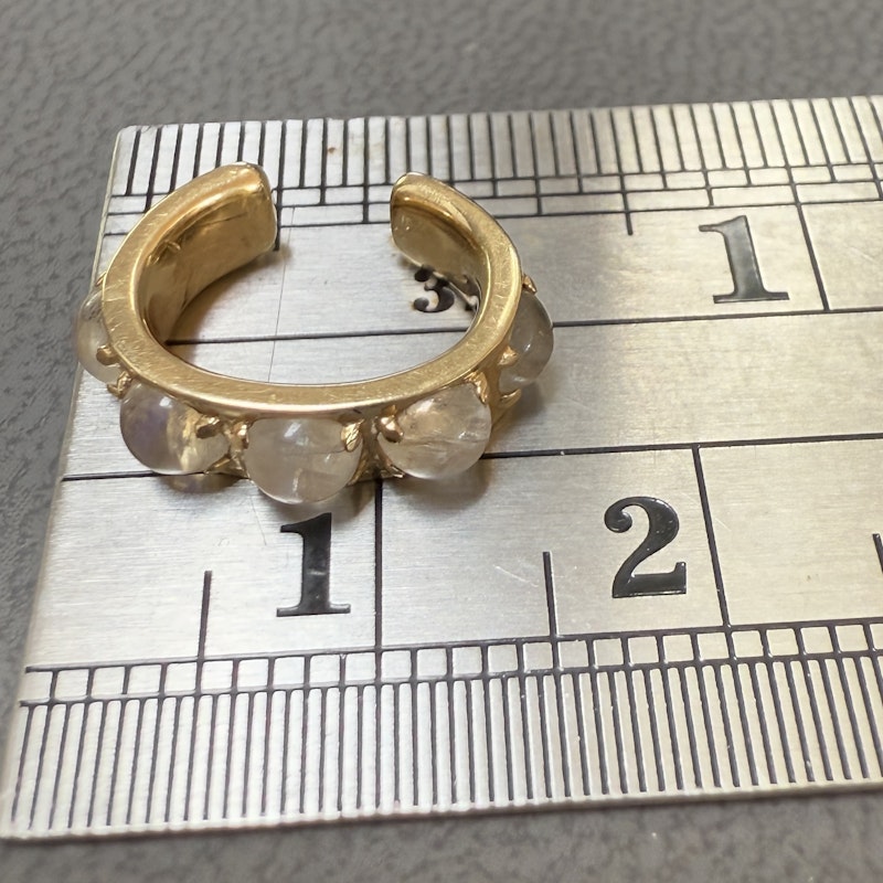 The Last Line Moonstone Ear Cuff