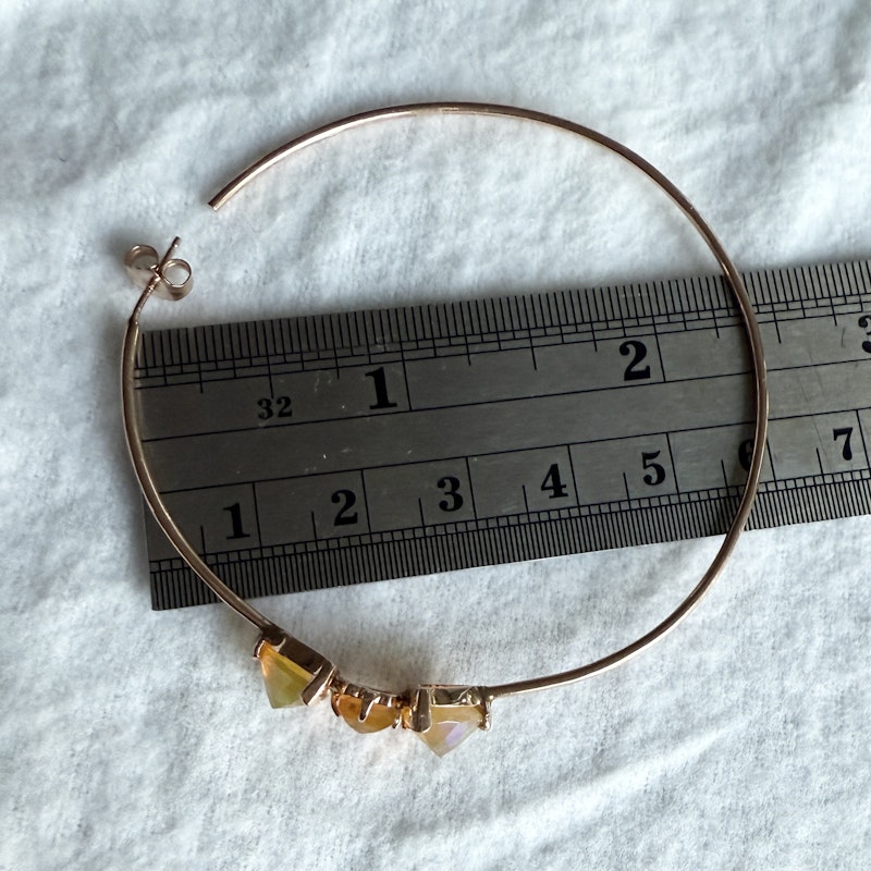 Jacquie Aiche Fire Opal Hoop Earrings