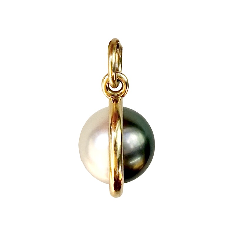 Spinelli Kilcollin 18k Yellow Gold Tahitian and South Sea Pearl Pendant