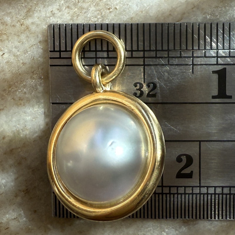 Spinelli Kilcollin 18k Yellow Gold Tahitian and South Sea Pearl Pendant