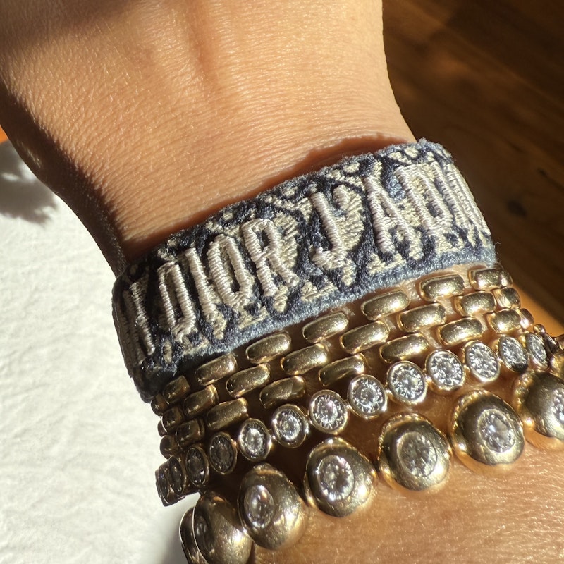Christian Dior J'Adior Friendship Bracelet Navy
