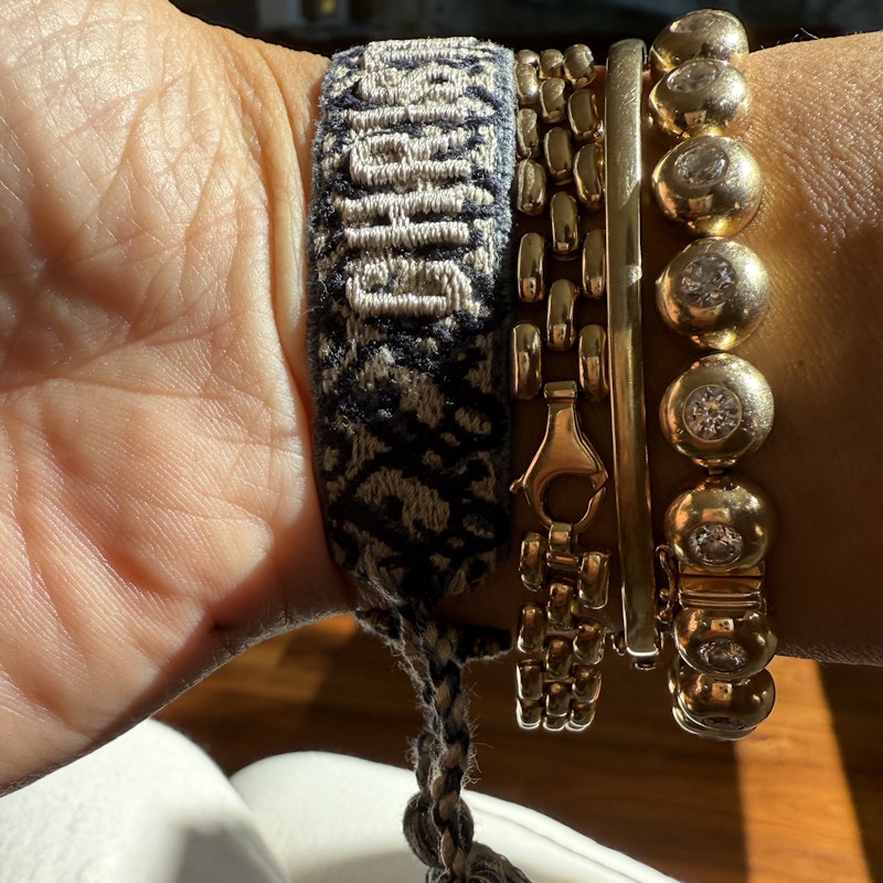 Christian Dior J'Adior Friendship Bracelet Navy