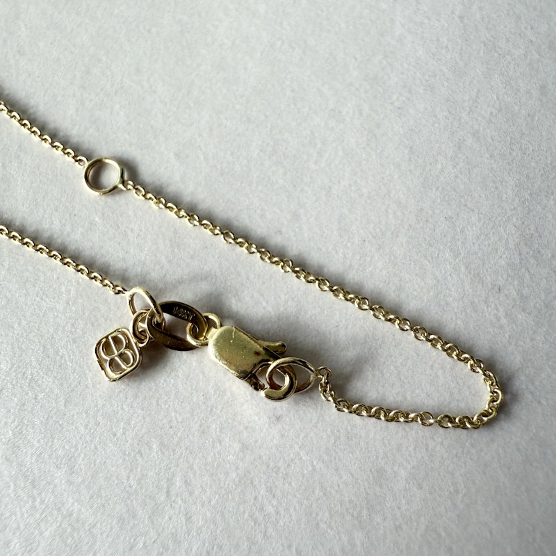 Sydney Evan 14k Yellow Gold & Diamond Squirrel Charm Necklace