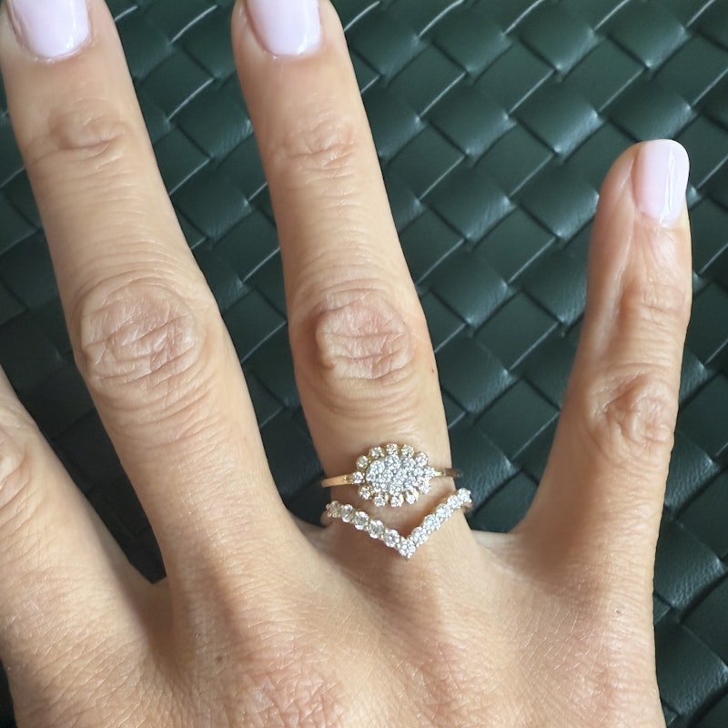 Bondeye Jewelry 14k Yellow Gold Vital Diamond Ring