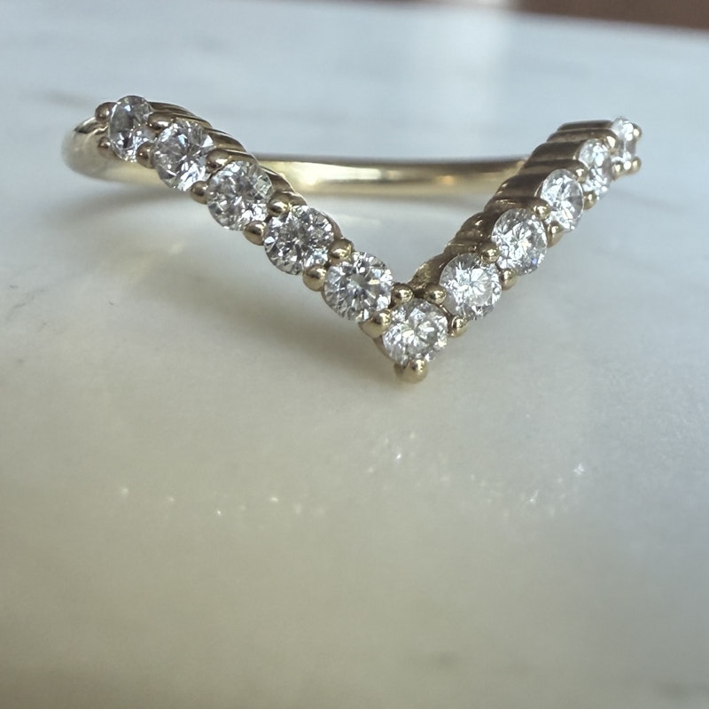 Bondeye Jewelry 14k Yellow Gold Vital Diamond Ring