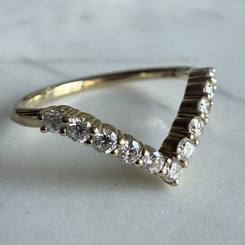 Bondeye Jewelry 14k Yellow Gold Vital Diamond Ring
