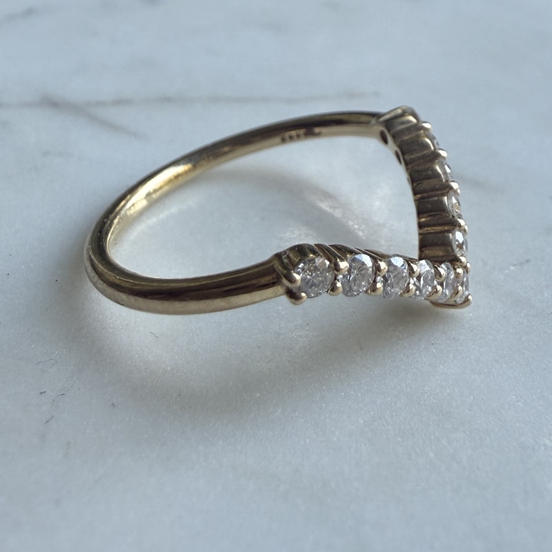 Bondeye Jewelry 14k Yellow Gold Vital Diamond Ring