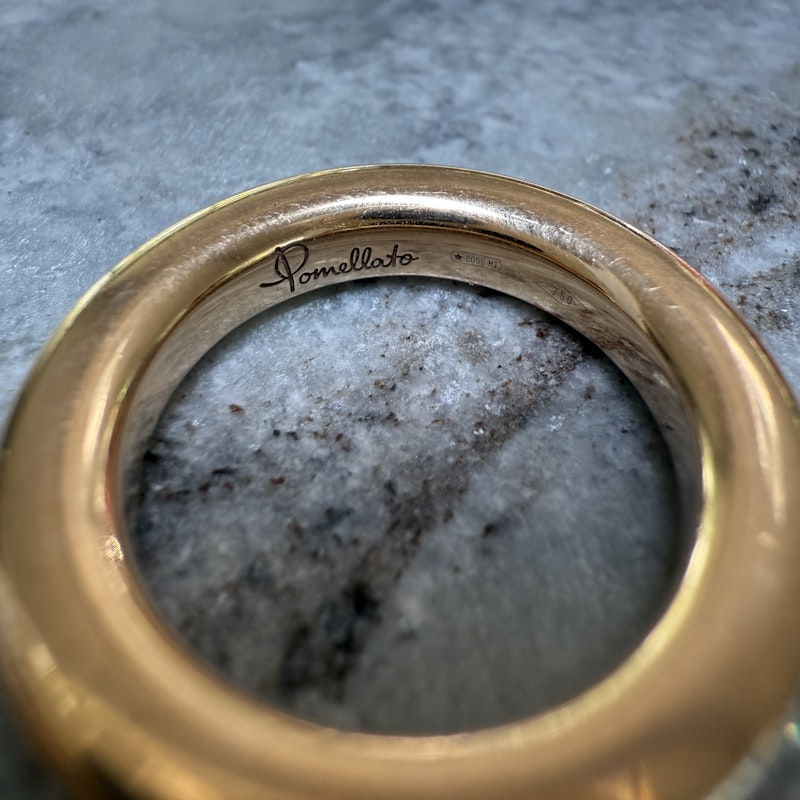 Pomellato 18k Rose Gold Diamond Iconica Ring