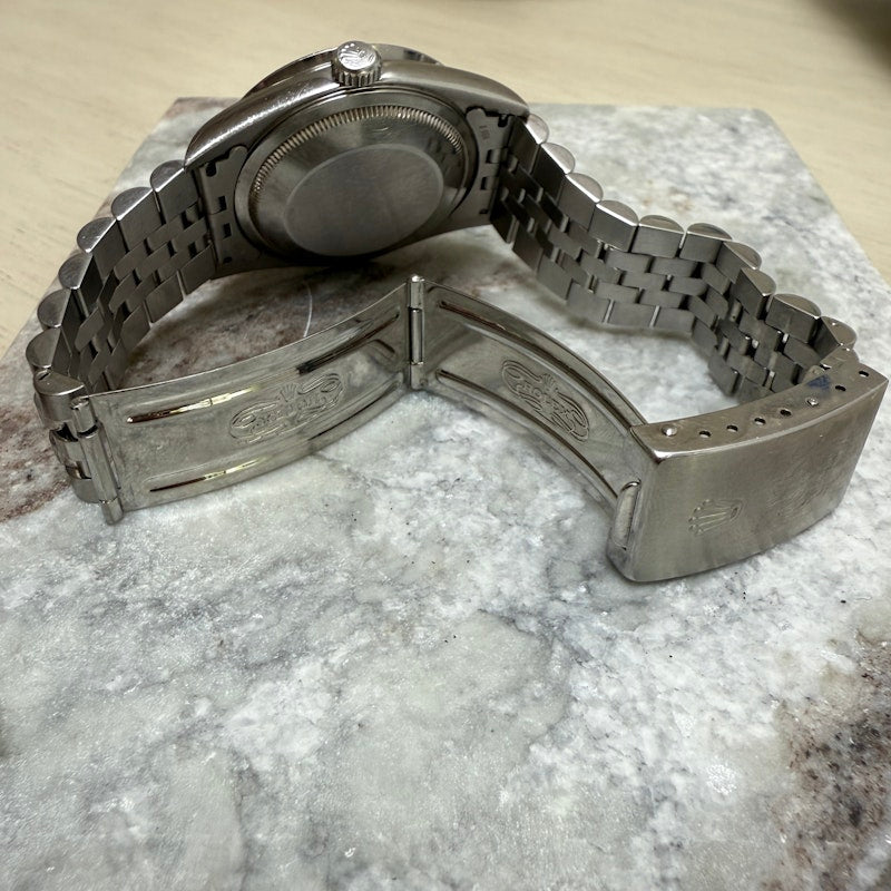 Vintage Rolex 36mm Datejust Women’s Watch with Diamond Bezel