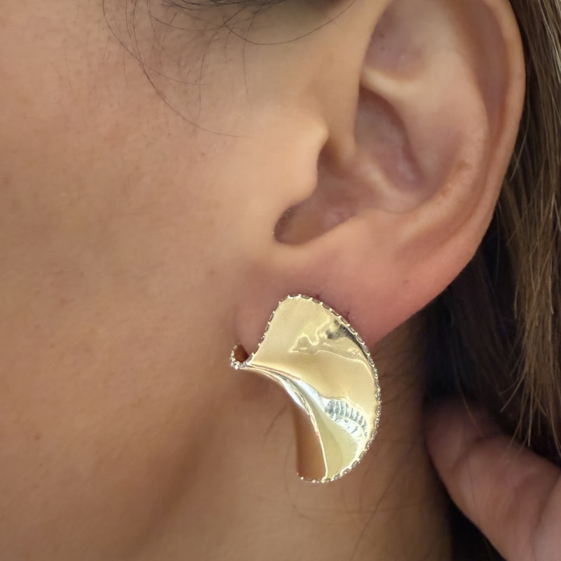 Arielle Ratner Diamond Scudo Earrings