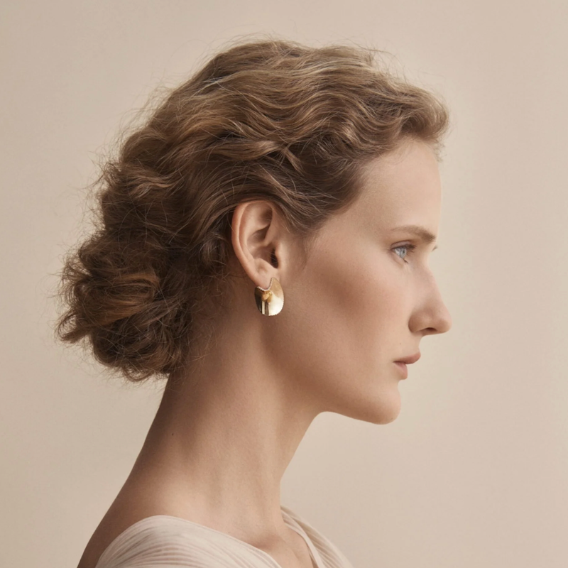 Arielle Ratner Diamond Scudo Earrings