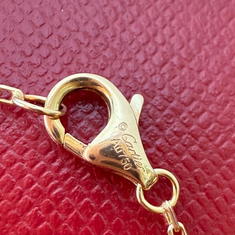 Cartier 18k Tricolor Gold Trinity Pendant Necklace