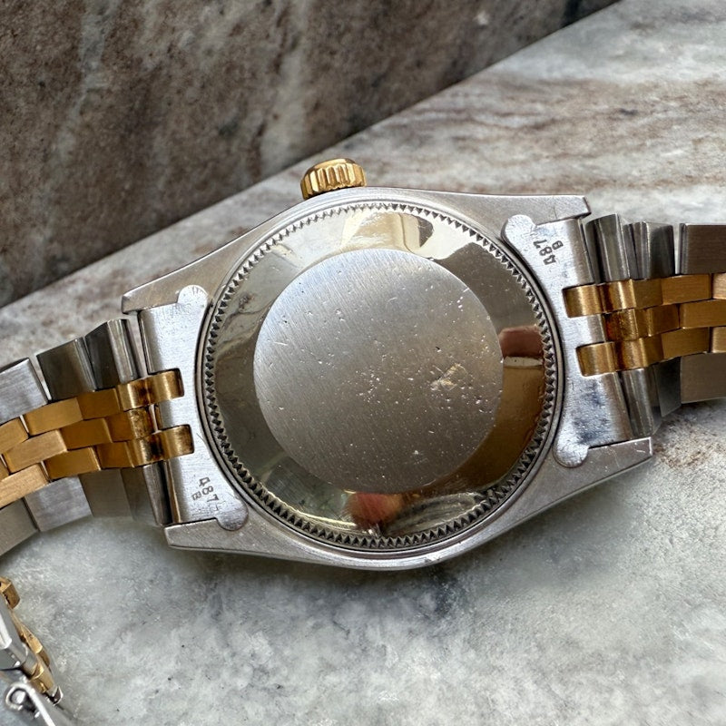 Rolex Datejust 31mm Champagne Dial with 18k Yellow Gold and Stainless Steel Jubilee Band