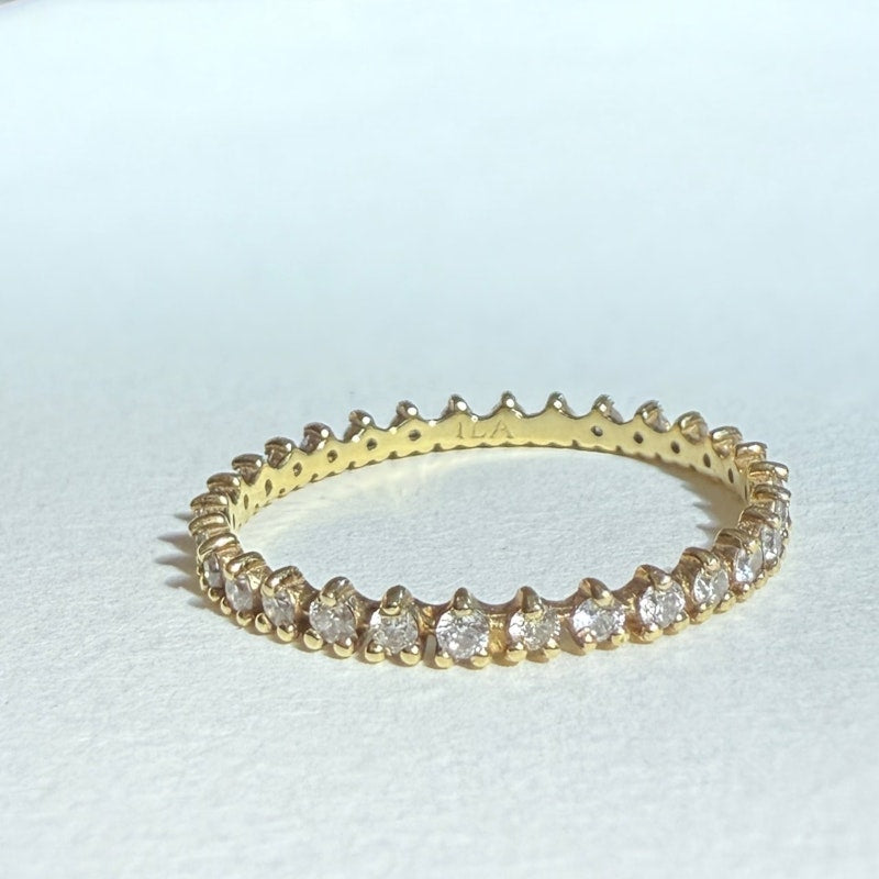 ILA 14k Yellow Gold Reed Diamond Ring