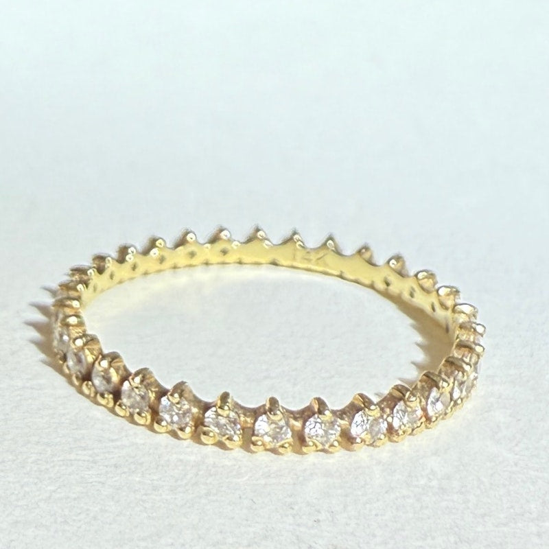 ILA 14k Yellow Gold Reed Diamond Ring