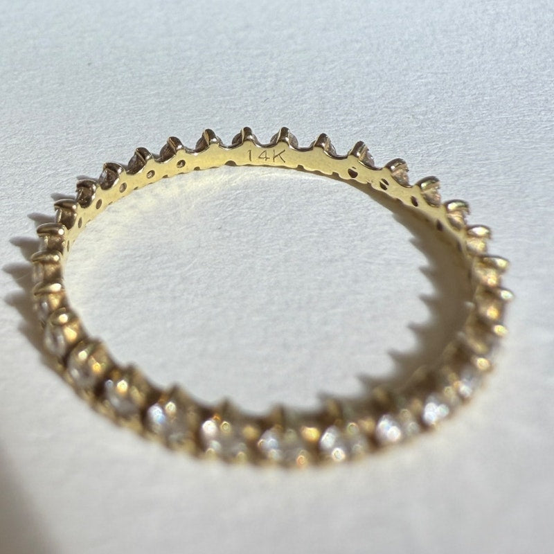 ILA 14k Yellow Gold Reed Diamond Ring