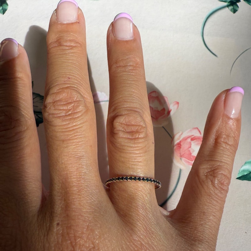 Meredith Marks 14k Rose Gold Josephine Black Diamond Ring