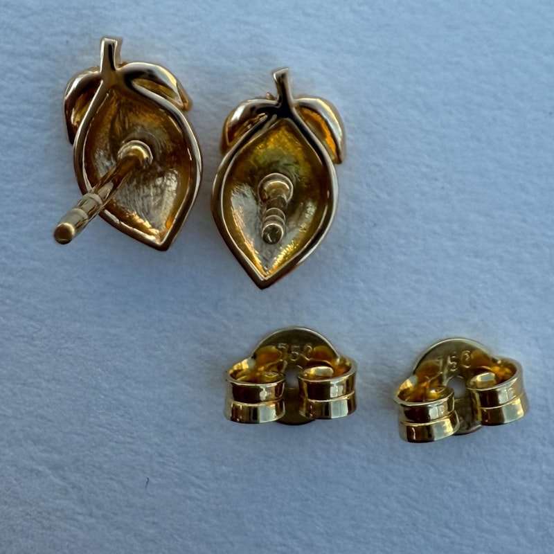 Sorellina 18k Yellow Gold Lemon Stud Earrings