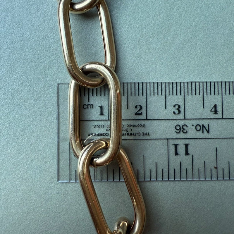 Sig Ward 14k Yellow Gold Large Oval Link Chain Bracelet