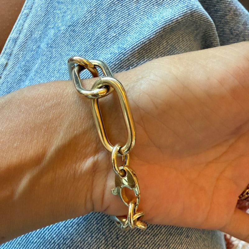 Sig Ward 14k Yellow Gold Large Oval Link Chain Bracelet