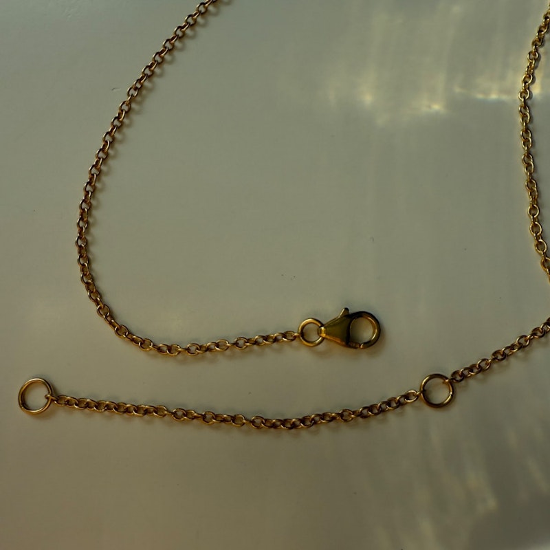 Colette 18k Yellow Gold Emerald Moon Pendant Necklace