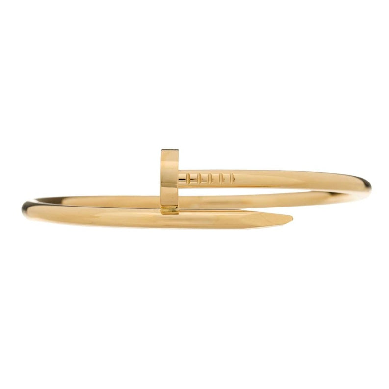 Cartier 18k Yellow Gold Juste Un Clou Bracelet – Classic, Size 17
