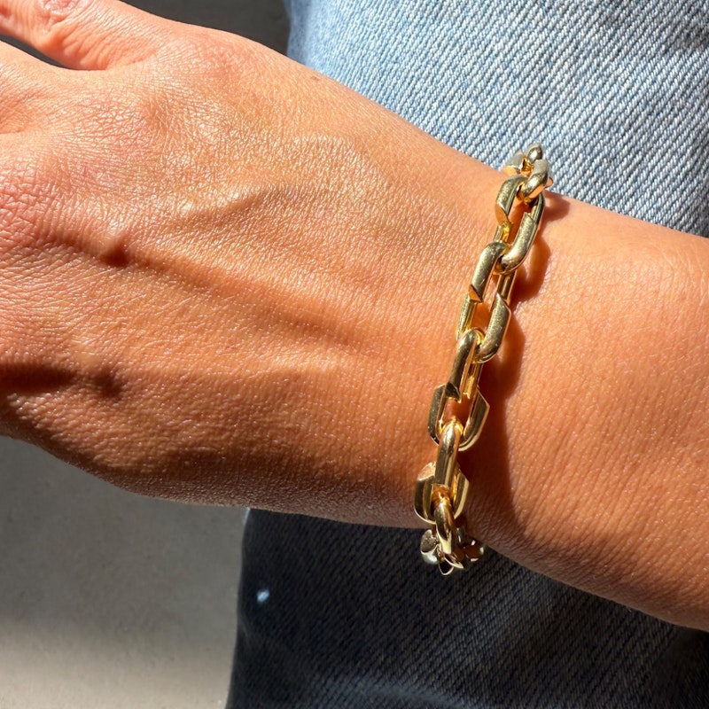 FoundRae Small Strong Hearts Love Link Bracelet