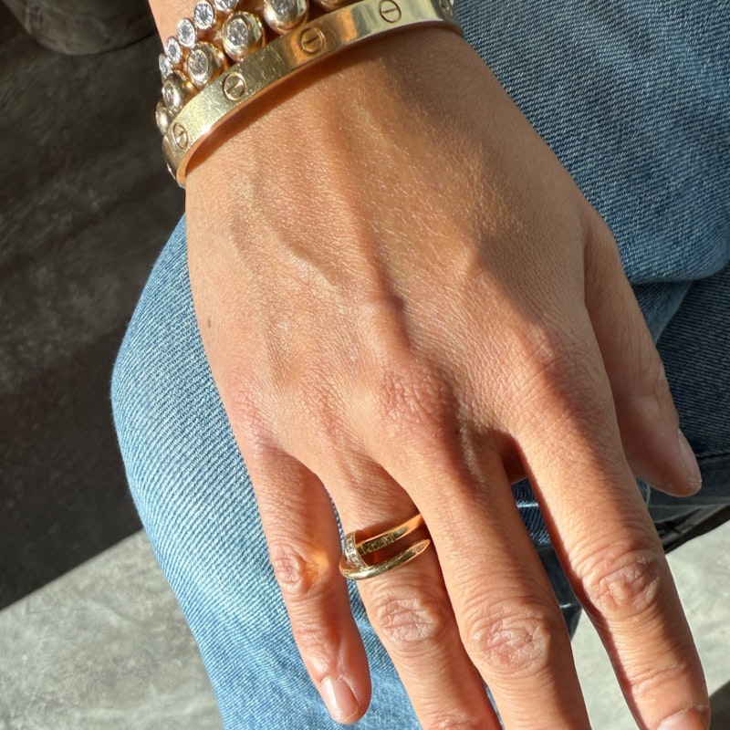 Cartier 18k Yellow Gold LOVE Bracelet, Classic Model, Size 18