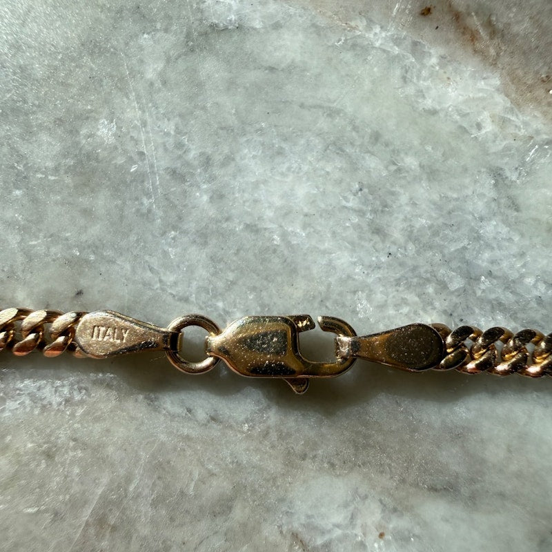 Shylee Rose 14k Yellow Gold Uppercase Roman Times “A” Initial Necklace