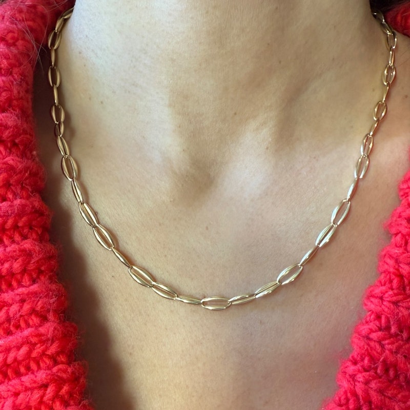 Shylee Rose 14k Yellow Gold Forma Chain Necklace