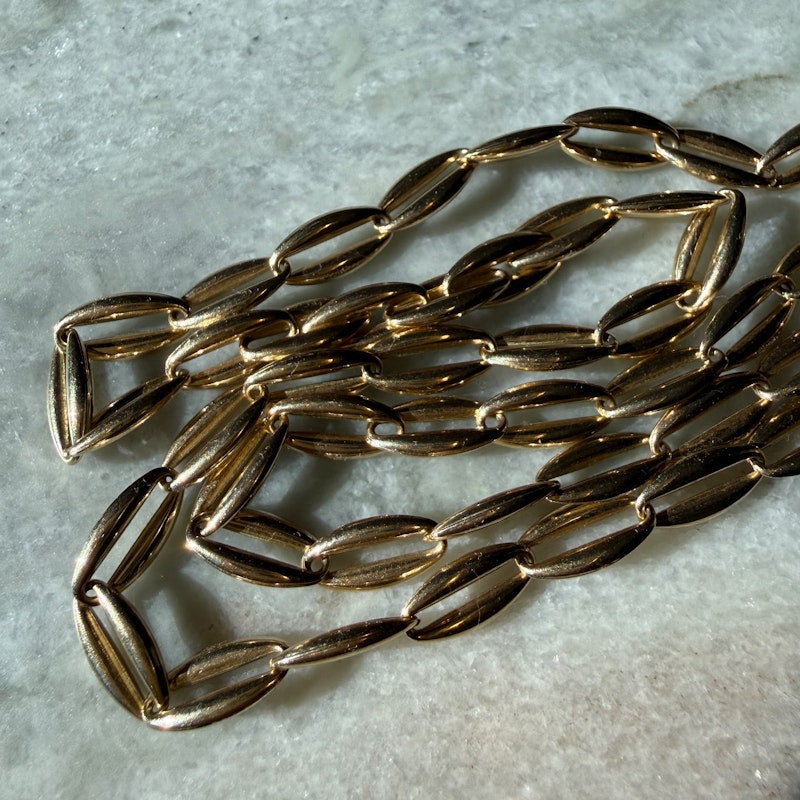 Shylee Rose 14k Yellow Gold Forma Chain Necklace