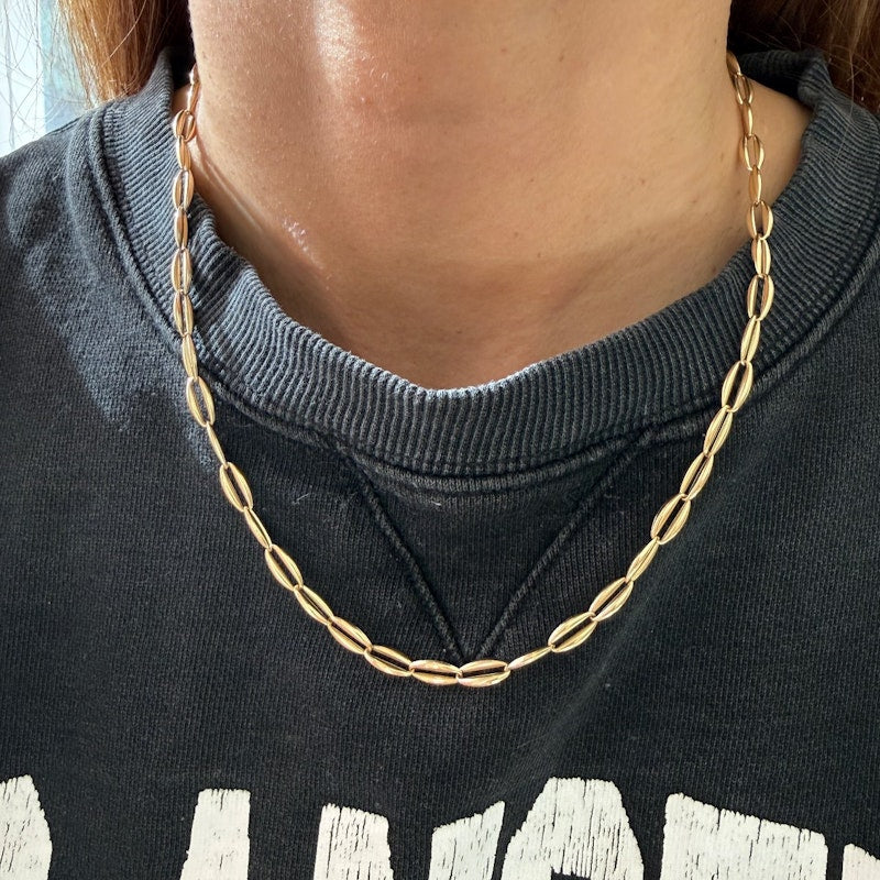 Shylee Rose 14k Yellow Gold Forma Chain Necklace